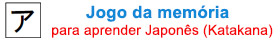 Jogo para aprender Katakana